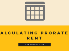 How to calculate prorated rent