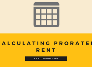 How to calculate prorated rent