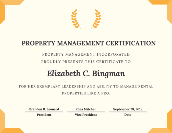 Property Management Certifications