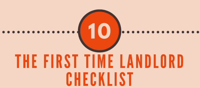 The First Time Landlord Checklist