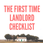 The first time landlord checklist