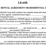sample lease agreement 3