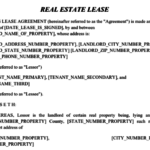 texas sample rental lease agreement