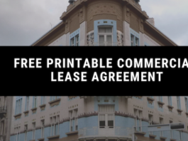 Free Printable Commercial Lease Agreement