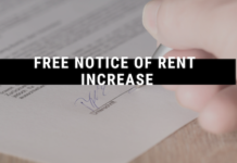 Free Notice of Rent Increase