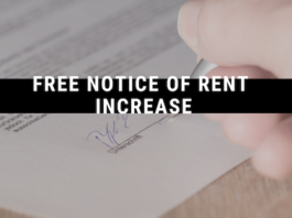 Free Notice of Rent Increase