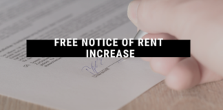 Free Notice of Rent Increase