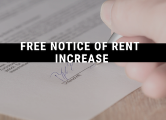 Free Notice of Rent Increase