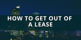 How to Get Out of A Lease