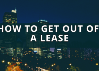 How to Get Out of A Lease