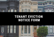 Tenant Eviction Notice