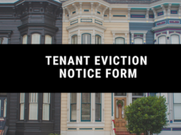 Tenant Eviction Notice