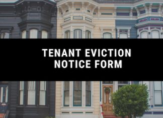 Tenant Eviction Notice