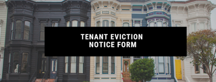 Tenant Eviction Notice