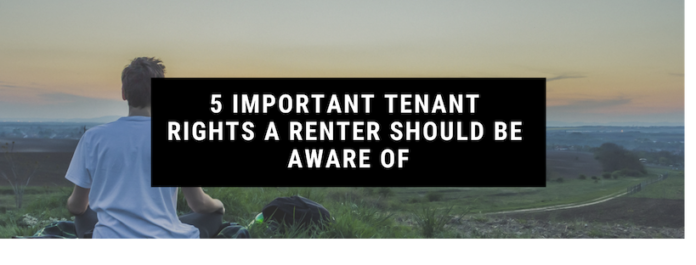 5 Important Tenant Rights a Renter Should Be Aware Of