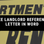 Free Landlord Reference Letter in Word