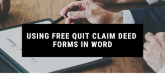 Free Quit Claim Deed Form