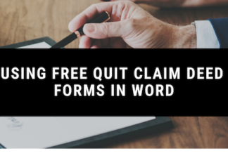 Free Quit Claim Deed Form